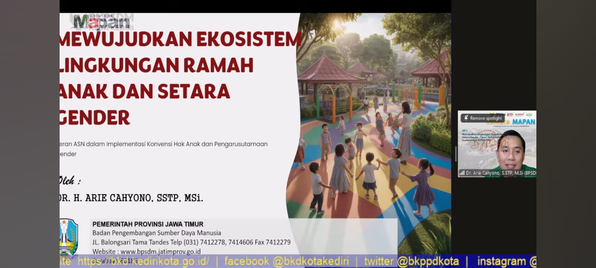 Dorong Kesetaraan, Webinar Lentera Mapan Seri 3 Angkat Isu Implementasi KHA dan PUG