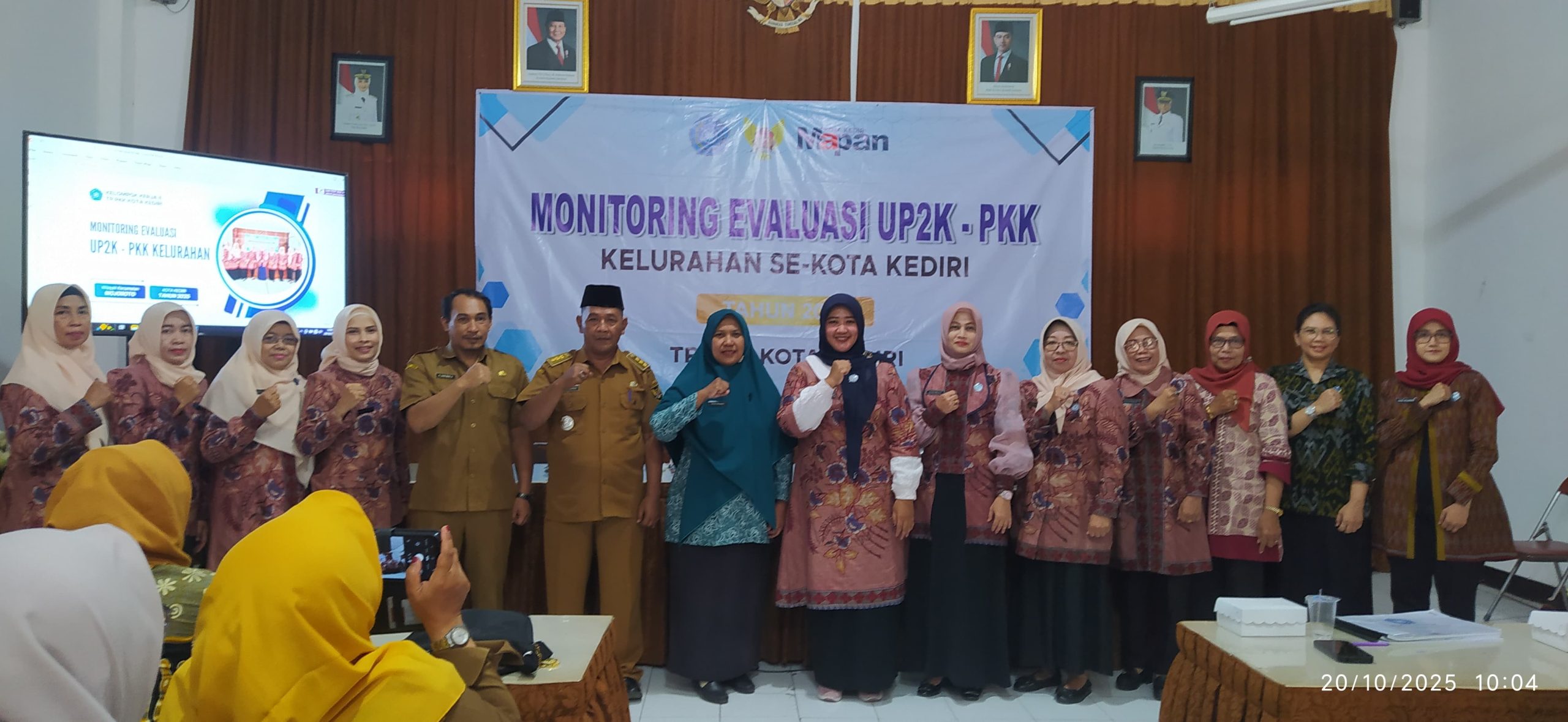 UP2K Mati Suri Akibat Covid 19, Camat Mojoroto Bersama TP PKK Kota Kediri Lakukan Revitalisasi