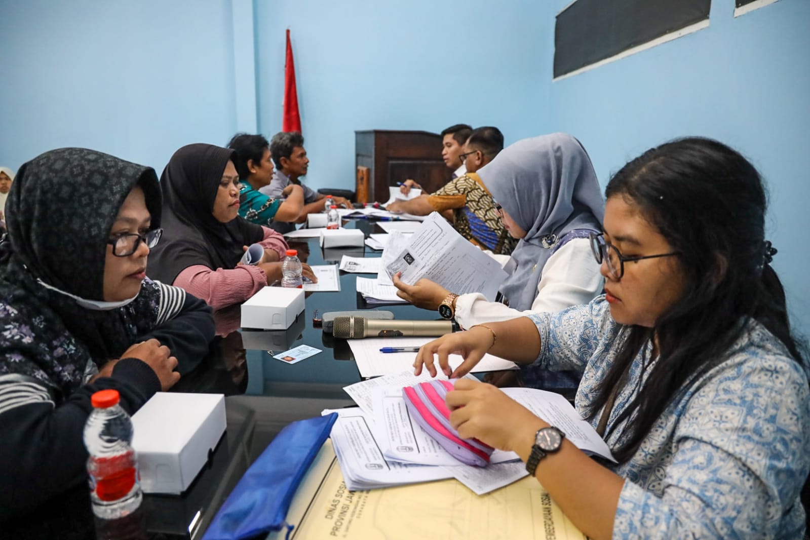 Tingkatkan Akurasi Data, Dinsos Jatim Didampingi Dinsos Kota Kediri Lakukan Verval Calon Penerima KIP JAWARA