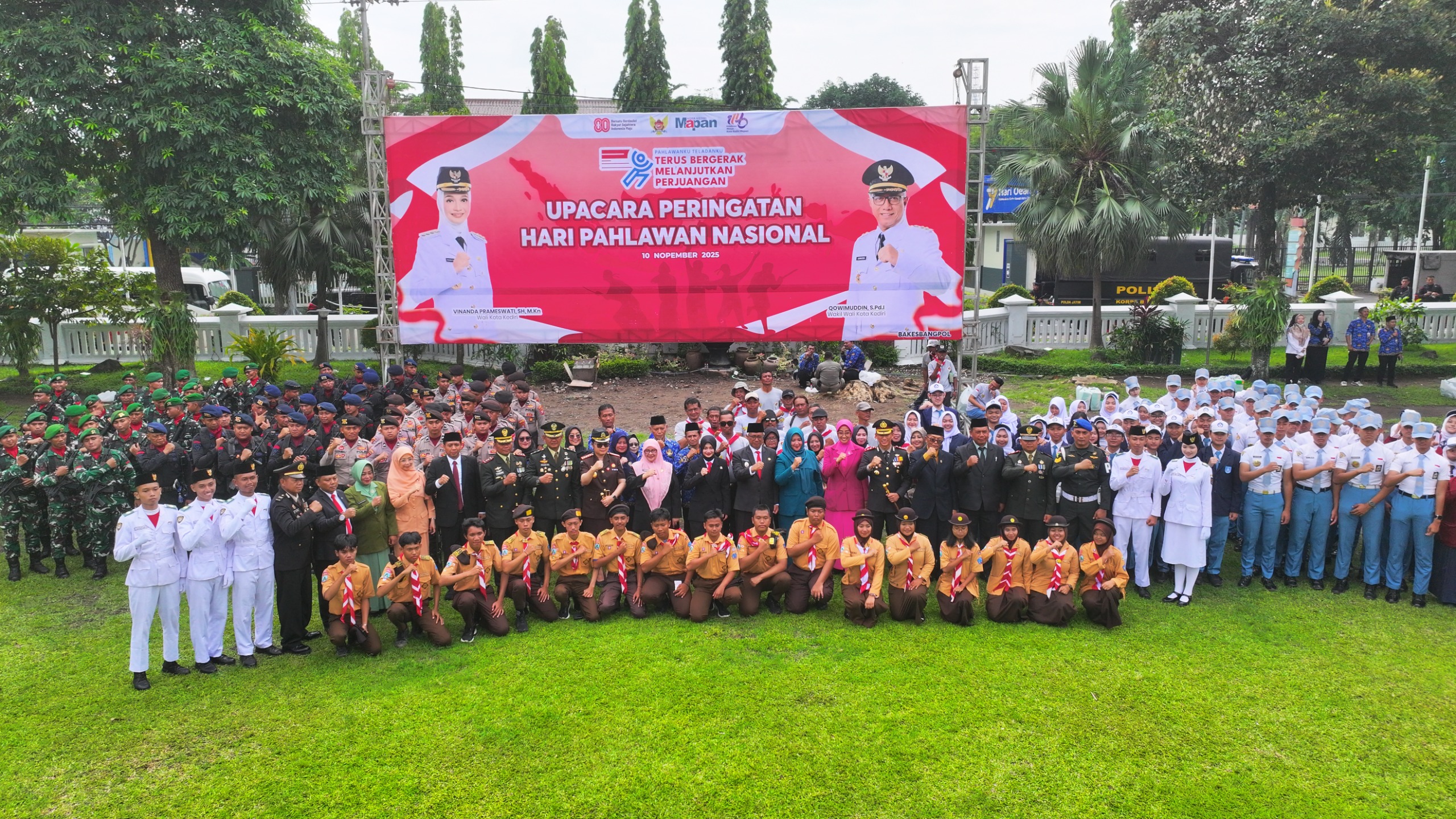Peringatan Hari Pahlawan, Mbak Wali Ajak Generasi Muda Terus Bergerak dan Lanjutkan Perjuangan