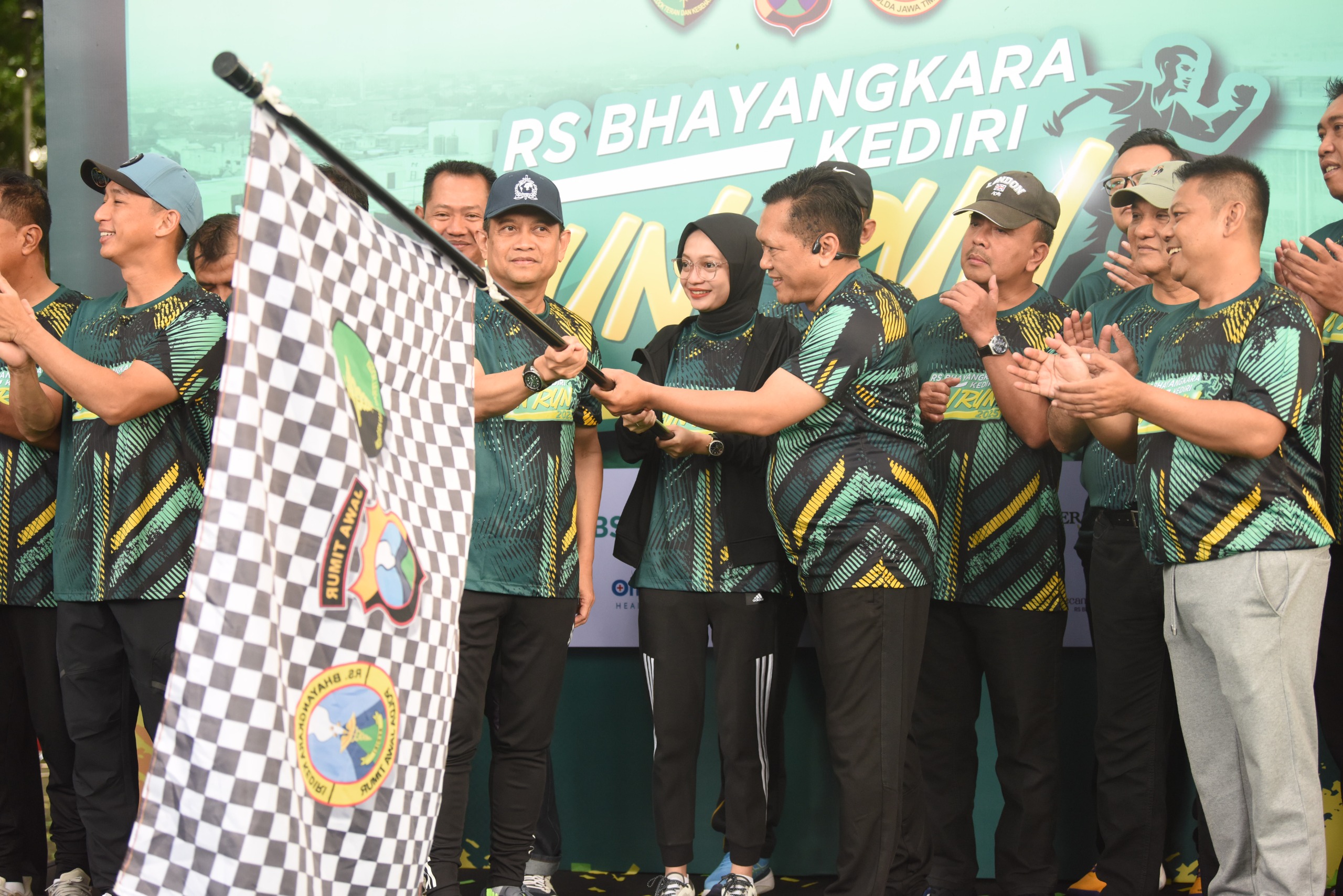 Semarak Fun Run RS Bhayangkara, Mbak Wali Dorong Gaya Hidup Sehat di Kota Kediri