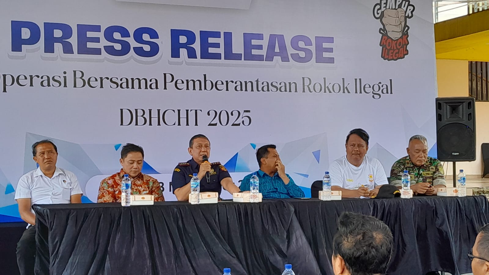 Pemerintah Kota Kediri dan Bea Cukai Kediri bersinergi  memerangi  Rokok Ilegal