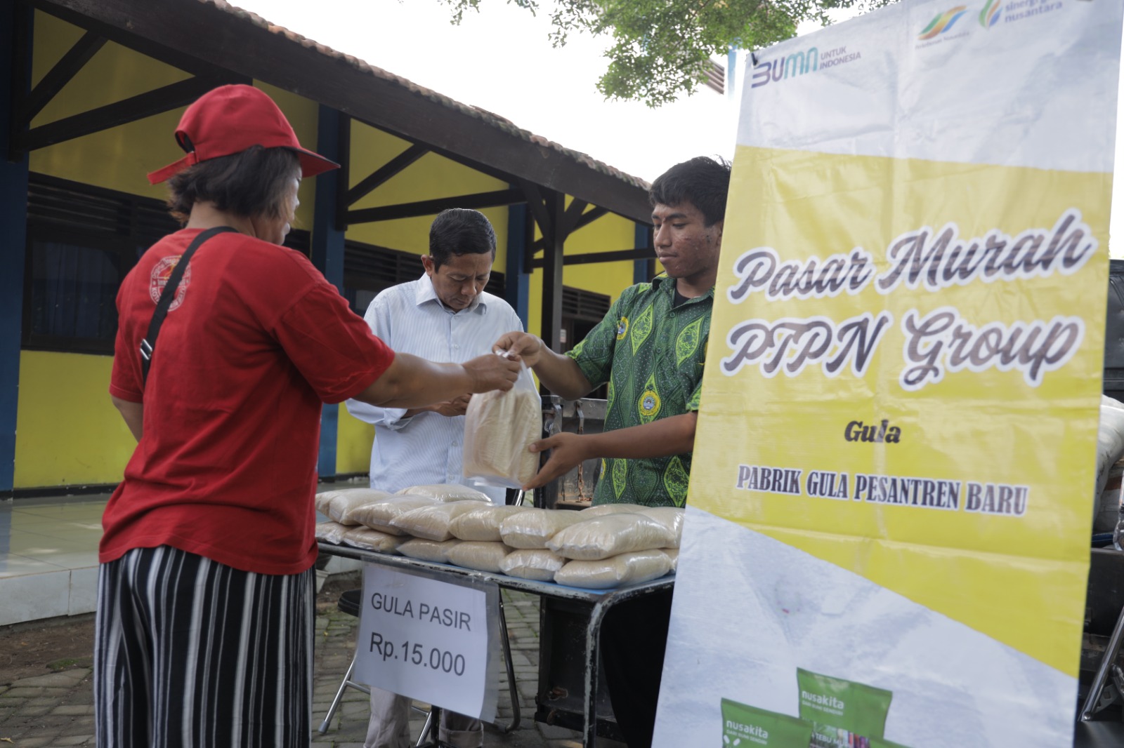 Stabilkan Harga Pangan Jelang Nataru, Pemkot Kediri Kembali Gelar Gerakan Pangan Murah