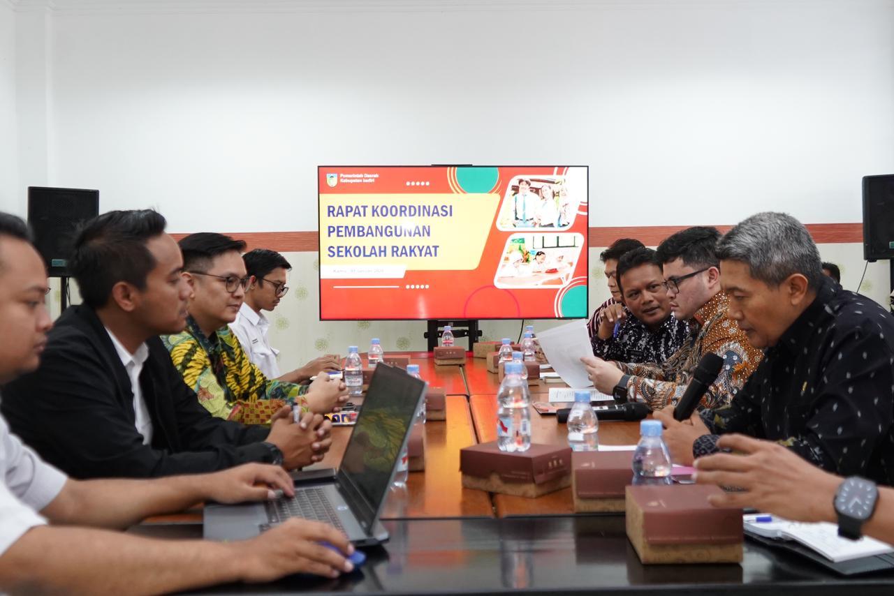 Mas Dhito Pimpin Rakor Percepatan Pembangunan Sekolah Rakyat 