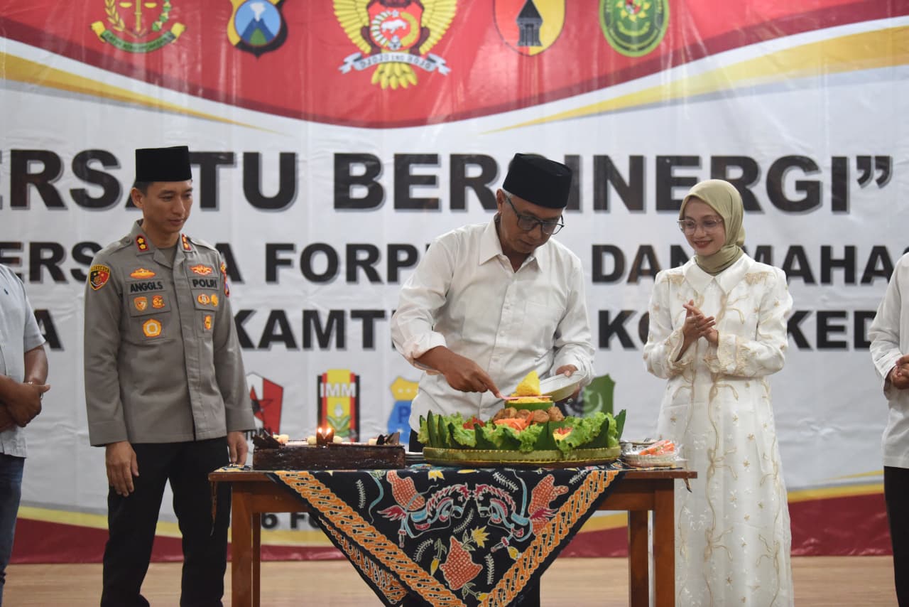 Bersatu dan Bersinergi, Wali Kota Kediri Ajak Forkopimda dan Mahasiswa Jaga Kamtibmas