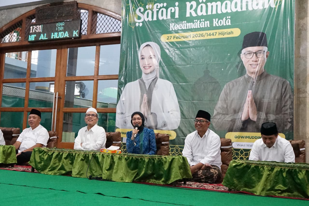 Safari Ramadan di Kecamatan Kota, Mbak Wali Ajak Warga Jaga Kerukunan dan Tidak Panic Buying