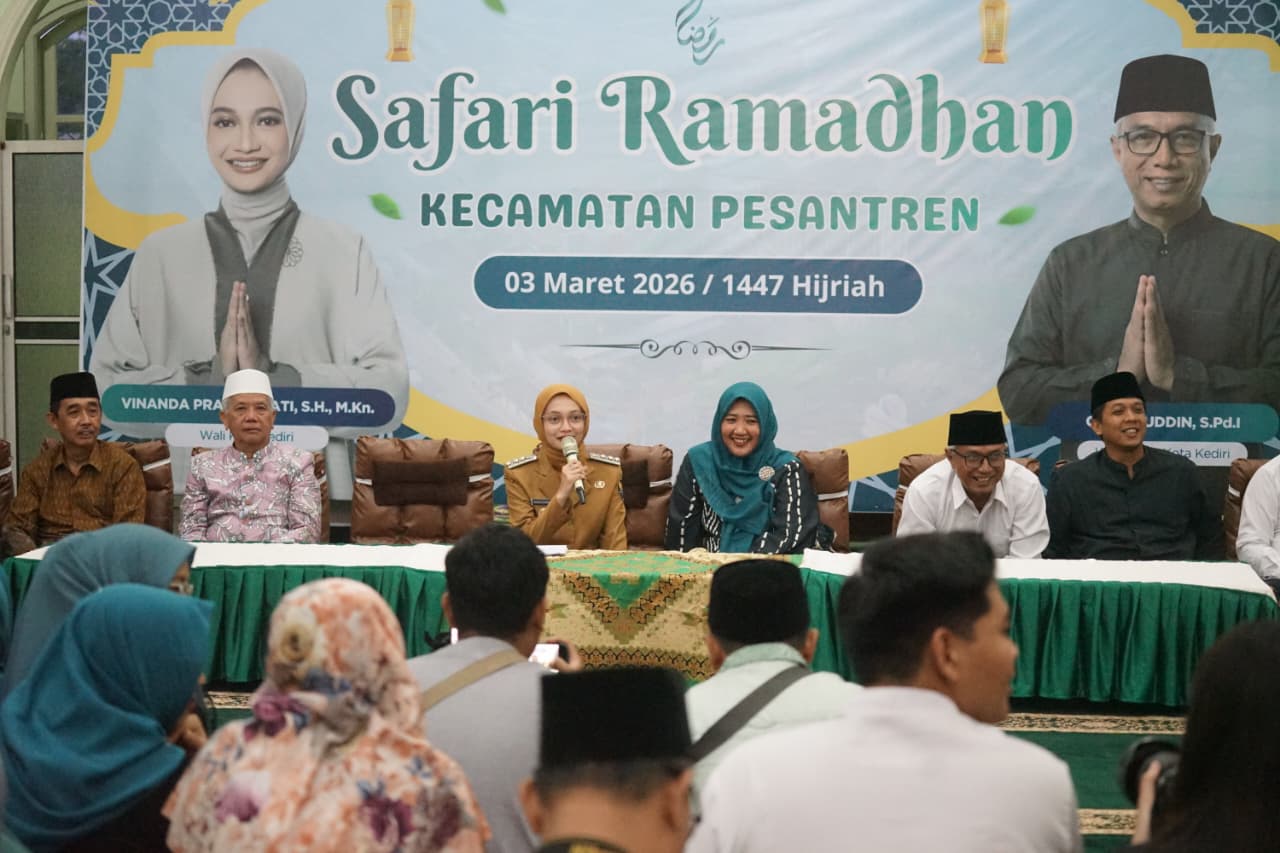 Safari Ramadan Kecamatan Pesantren, Mbak Wali Ajak Perkuat Silaturahmi dan Jaga Stabilitas Harga