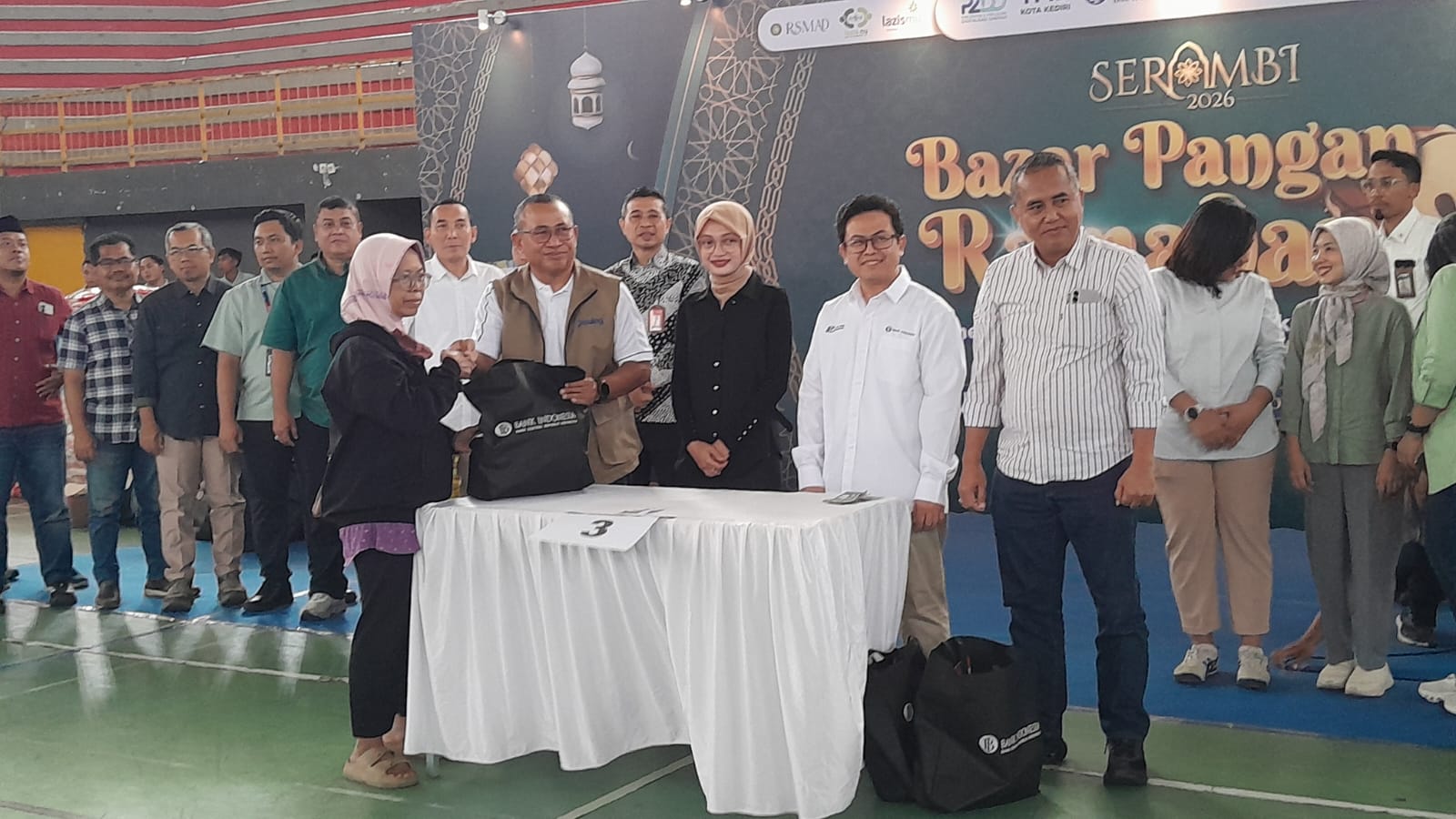 BI Kediri Bersama TPID Kota Kediri dan Perbankan Menggelar Bazar Pangan Murah Ramadan