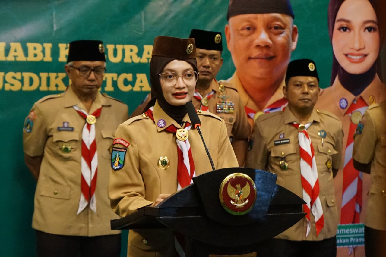 Mbak Wali Hadiri Silaturahmi Kwarcab Pramuka Kota Kediri, Pelantikan Alat-Alat Kelengkapan Kepengurusan Hingga Buka Bersama