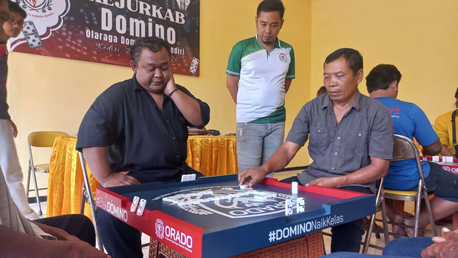 Kejuaraan Kabupaten (Kejurkab) Domino untuk pertama kalinya resmi digelar di Kabupaten Kediri oleh ORADO, Minggu (29/3/2026).