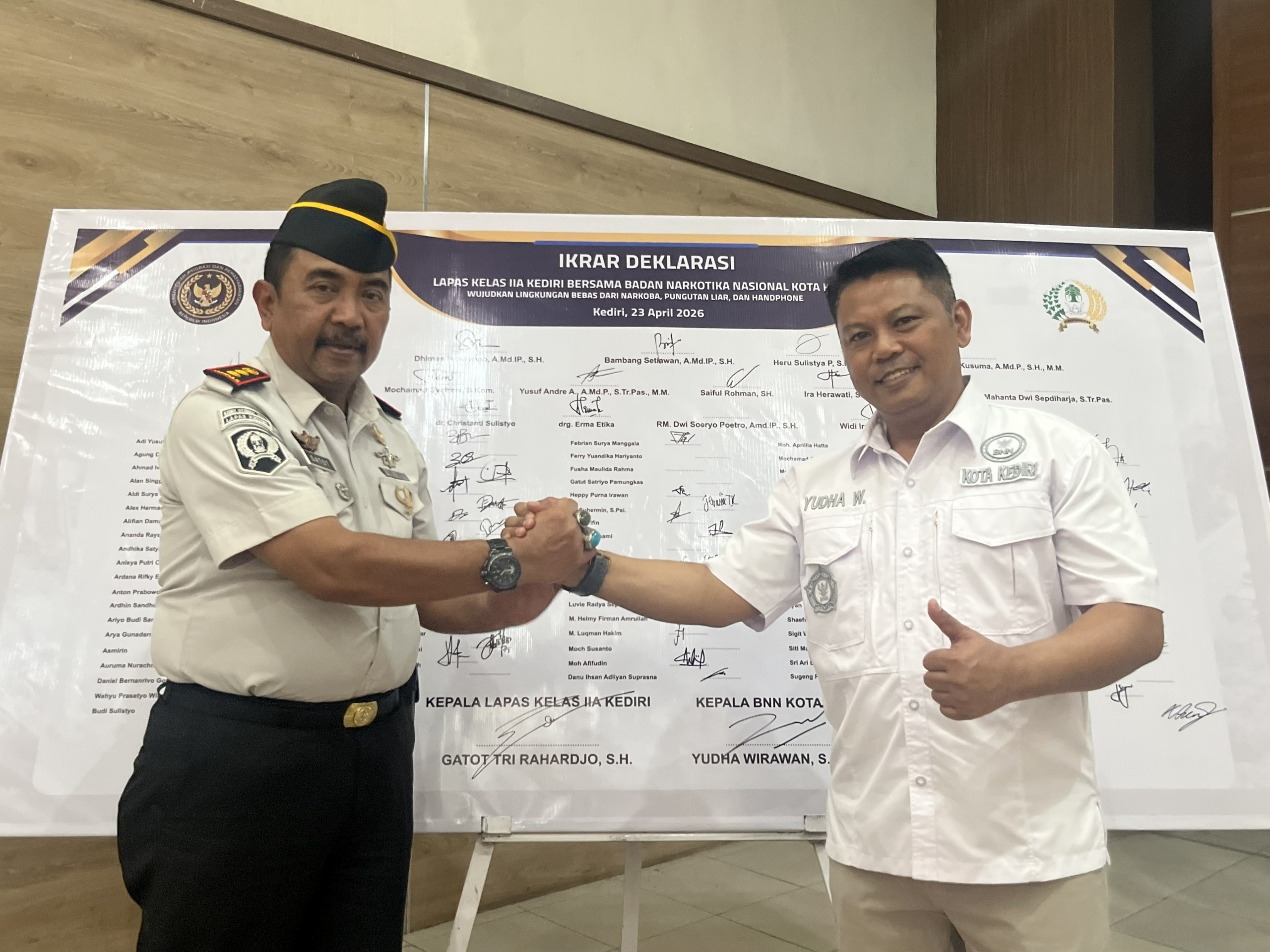 Lapas Kediri Tegaskan Komitmen Bersih: Narkoba, Pungli, dan HP Ilegal Tidak Ditoleransi