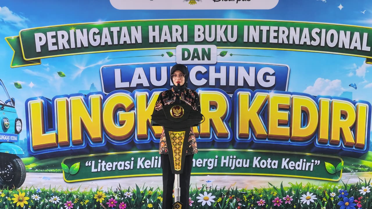 Mbak Wali Luncurkan Lingkar Kediri, Inovasi Literasi Keliling Ramah Lingkungan di Kota Kediri