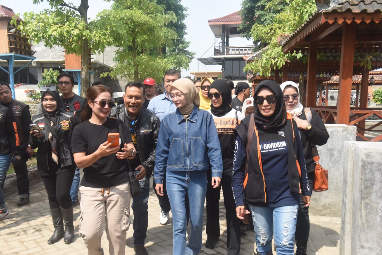 Mbak Wali Sambut Rombongan HDCI Mojokerto Raya dan Kediri Raya Touring ke Kota Kediri