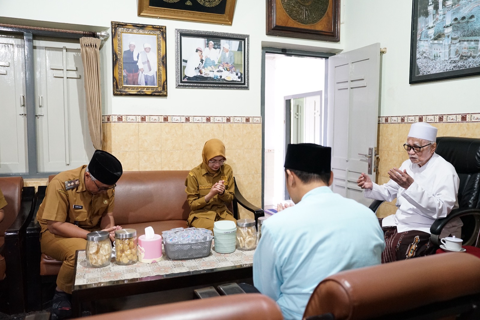 Mbak Wali dan Gus Qowim Sowan Ulama, Mohon Doa untuk Keberkahan Kota Kediri di Tahun Baru Hijriah