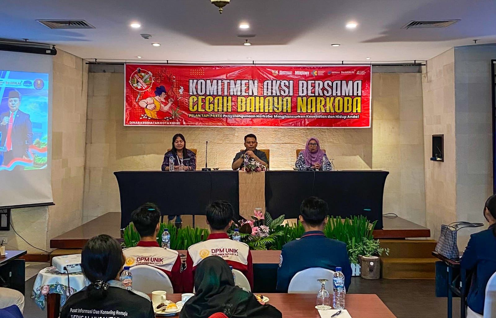 Ajak Mahasiswa Jadi Pelopor Pencegahan Narkoba, Pemkot Kediri Gandeng BNN Gelar Aksi Bersama Cegah Narkoba