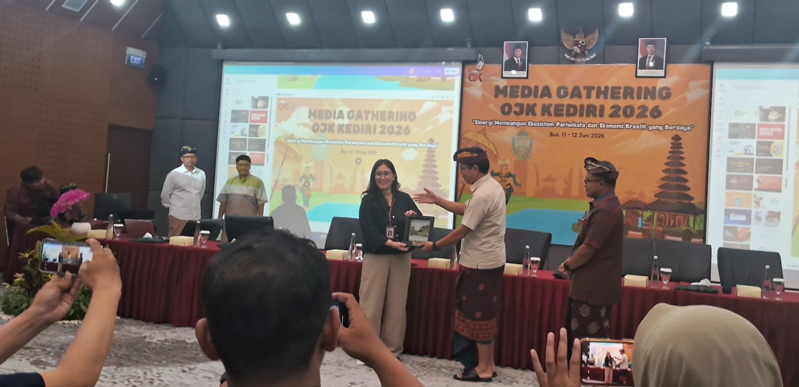 OJK Kediri Sinergi dengan Media Perkuat Ekosistem Pariwisata dan Ekonomi Kreatif yang Generatif