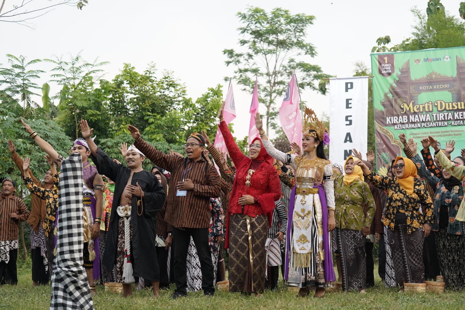Kelurahan Pesantren Gelar Kirab Budaya "Merti Dusun Kirab Nawa Tirta Kencana" sebagai Penutup Rangkaian Grebek Suro 2026