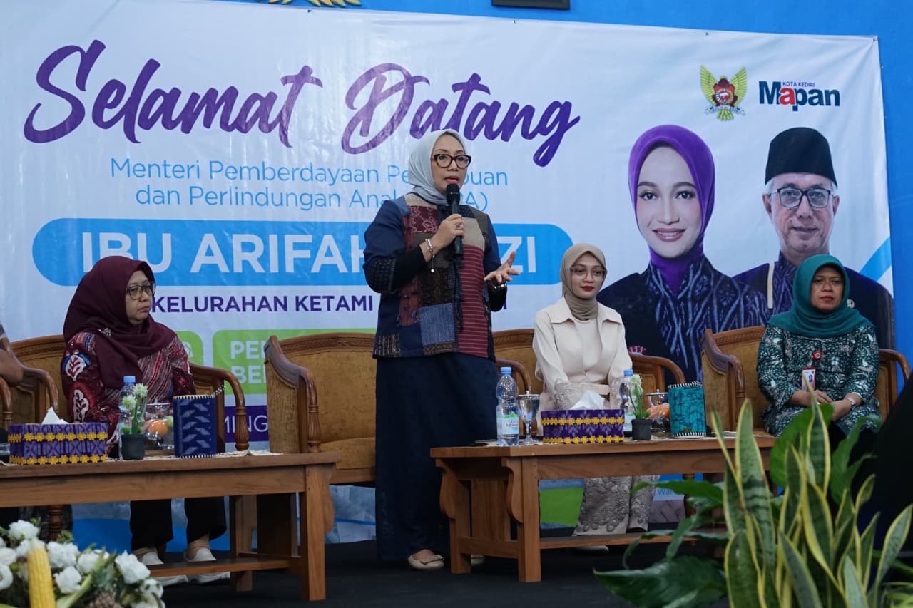 Terima Kunjungan Menteri PPPA di Kelurahan Ketami, Mbak Wali Tegaskan Peran Perempuan dalam Ketahanan Pangan Keluarga