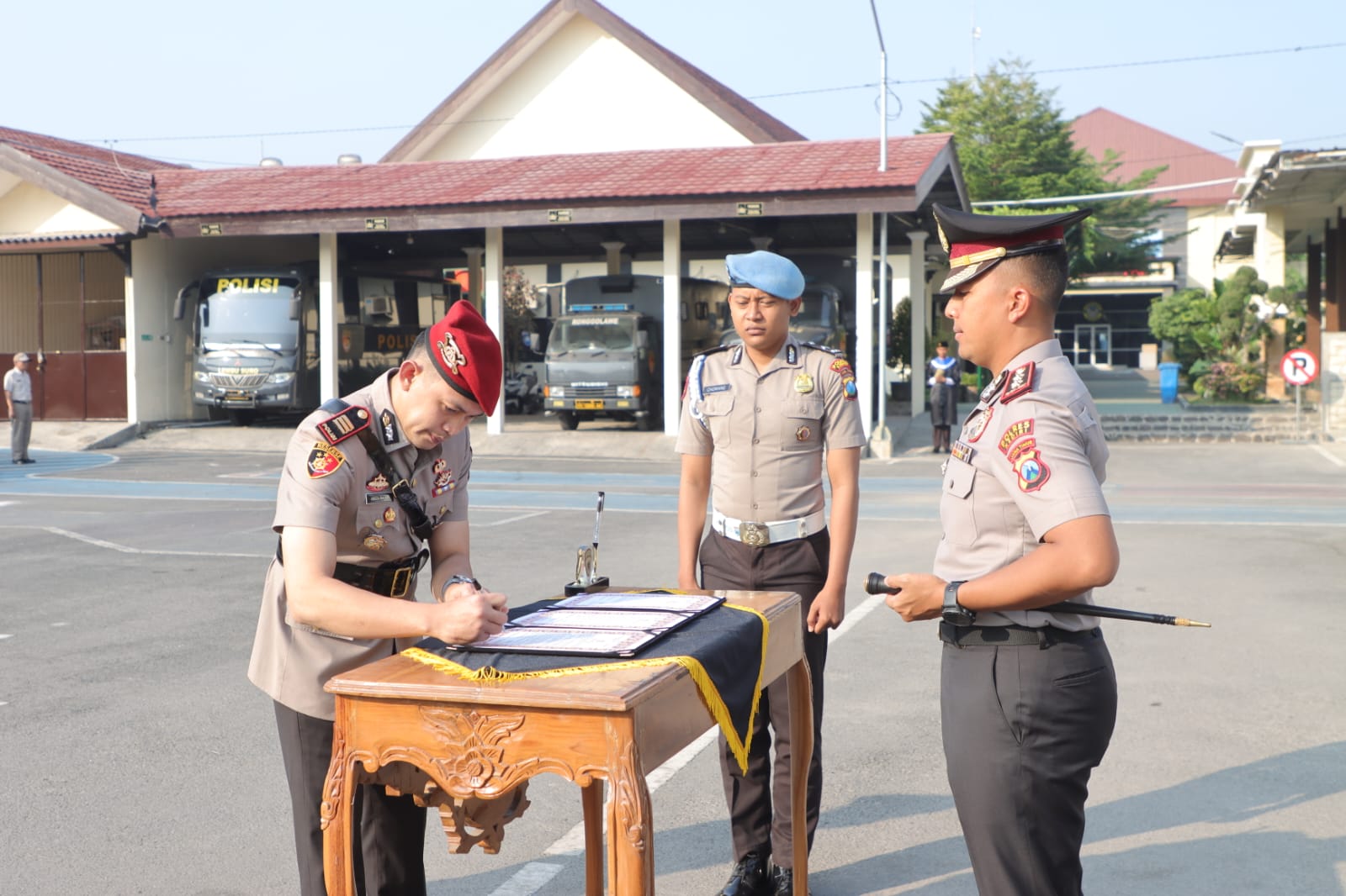Sertijab Kasat Reskrim Polres Kediri, AKP Angga Riatma Gantikan AKP Joshua Peter Krisnawan