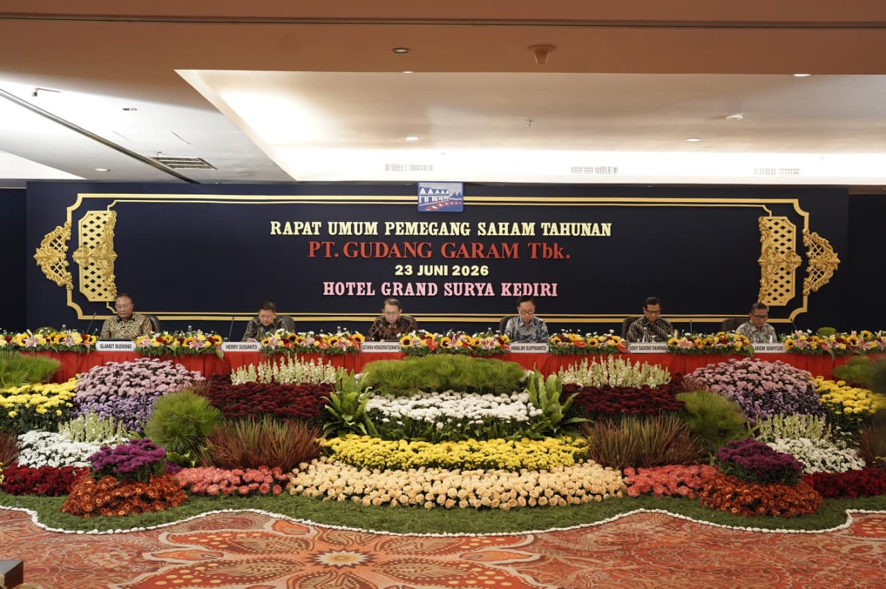 PT Gudang Garam Tbk Bagikan Deviden Rp 1,53 Triliun pada RUPS 2026