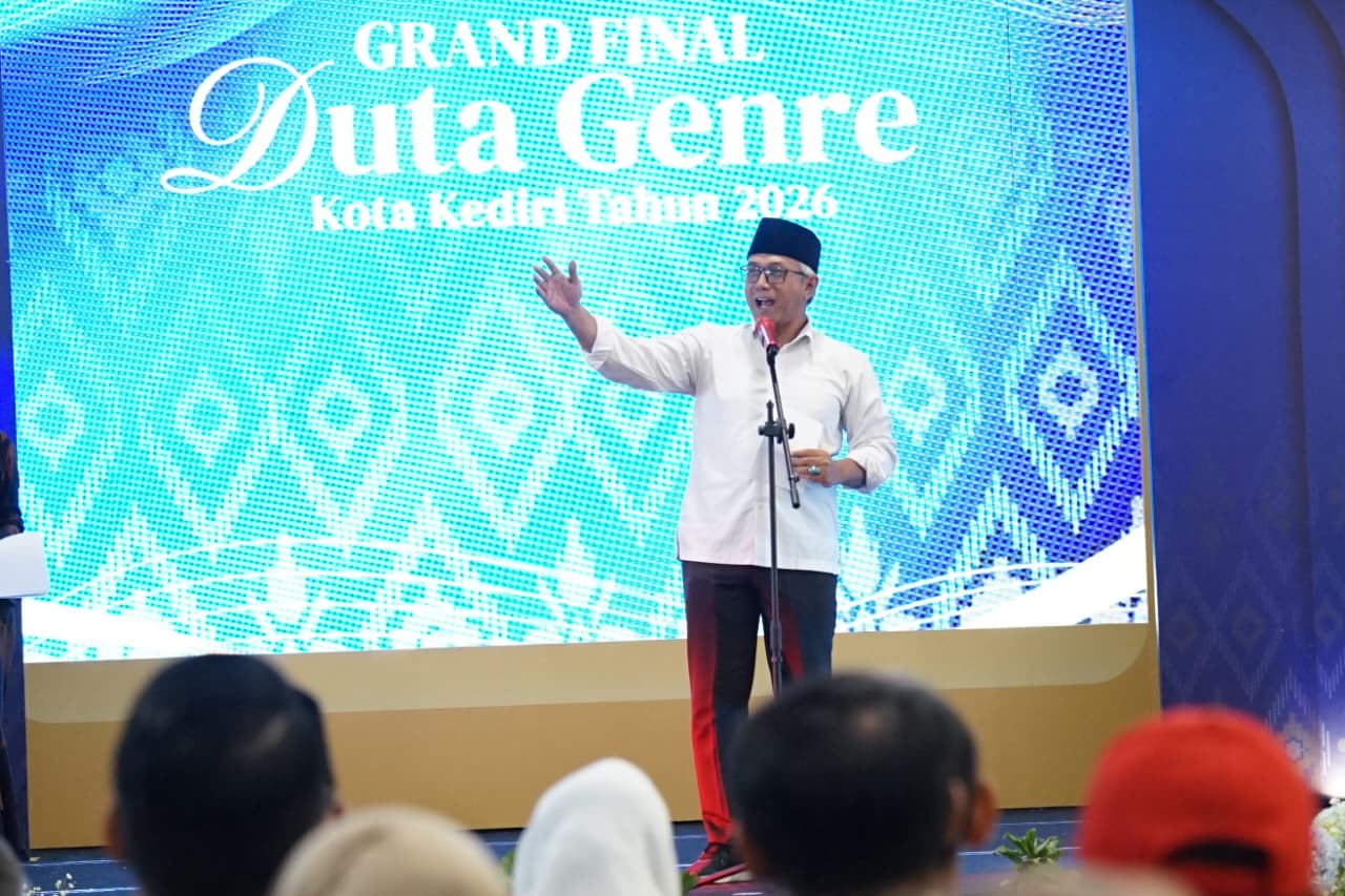 Grand Final Duta Genre Kota Kediri 2026, Gus Qowim Tekankan Peran Anak Muda Hadapi Tantangan Zaman