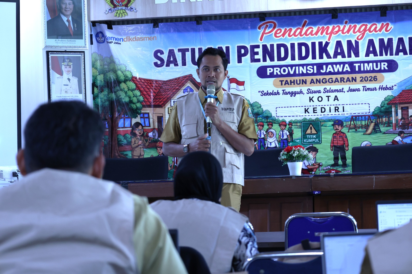 Tingkatkan Kesiapsiagaan Hadapi Potensi Bencana di Sekolah, Puluhan Guru di Kota Kediri Ikuti Pelatihan SPAB