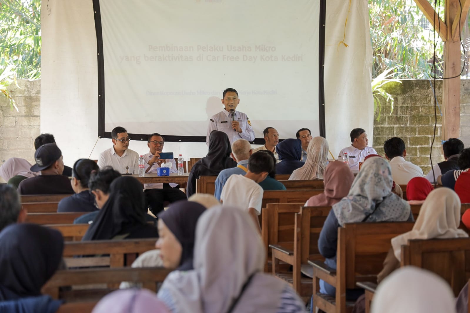 Ratusan Pedagang CFD Mengikuti Pembinaan, Upaya Wujudkan Kawasan Bebas Kendaraan Bermotor yang Tertib dan Berkualitas