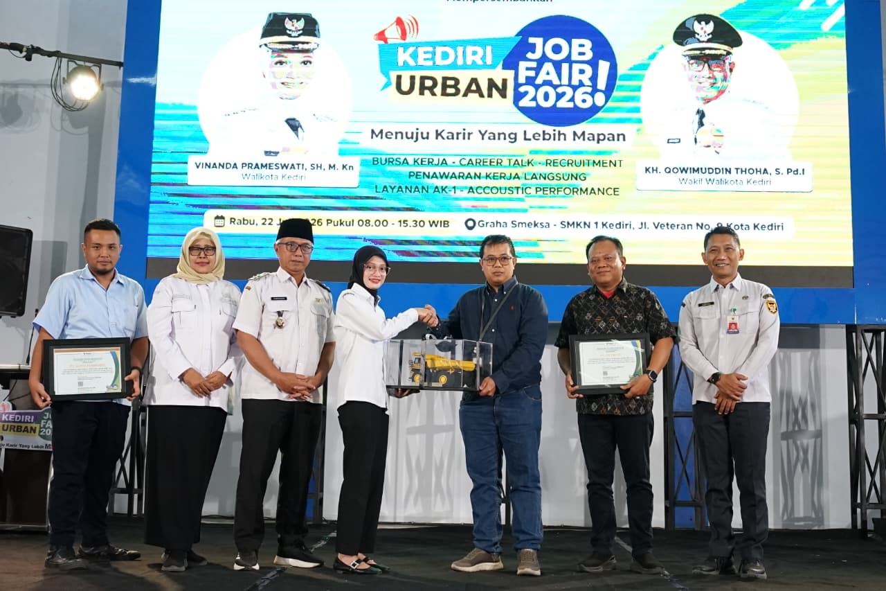 Kediri Urban Job Fair 2026 Hadirkan 4.500 Lowongan Kerja, Mbak Wali Ajak Pencari Kerja Manfaatkan Peluang