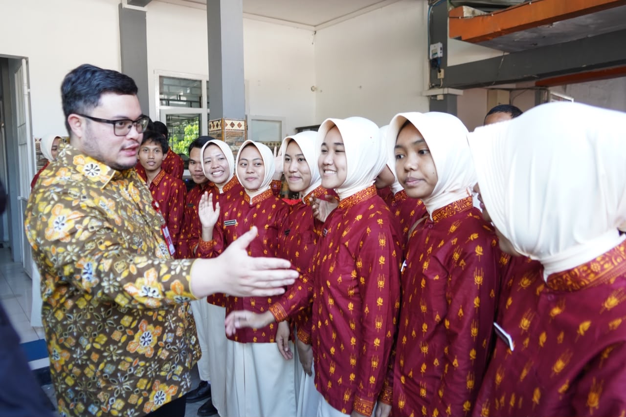Sapa Siswa Baru SMA Dharma Wanita, Mas Dhito: Fokus Belajar dan Jaga Prestasi
