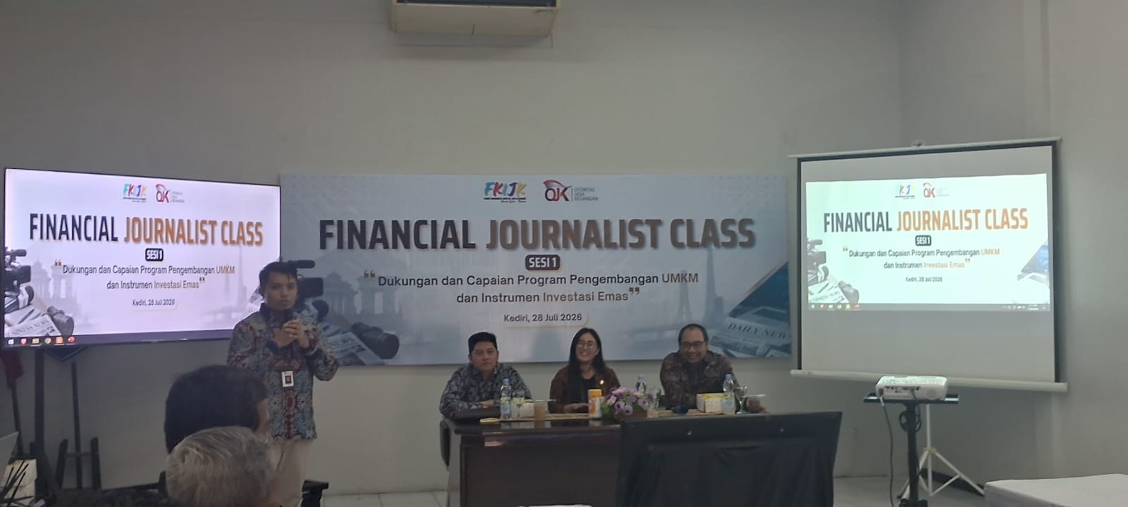 Duta Literasi Keuangan Masyarakat, OJK Kediri Gelar Finansial Journalist Class