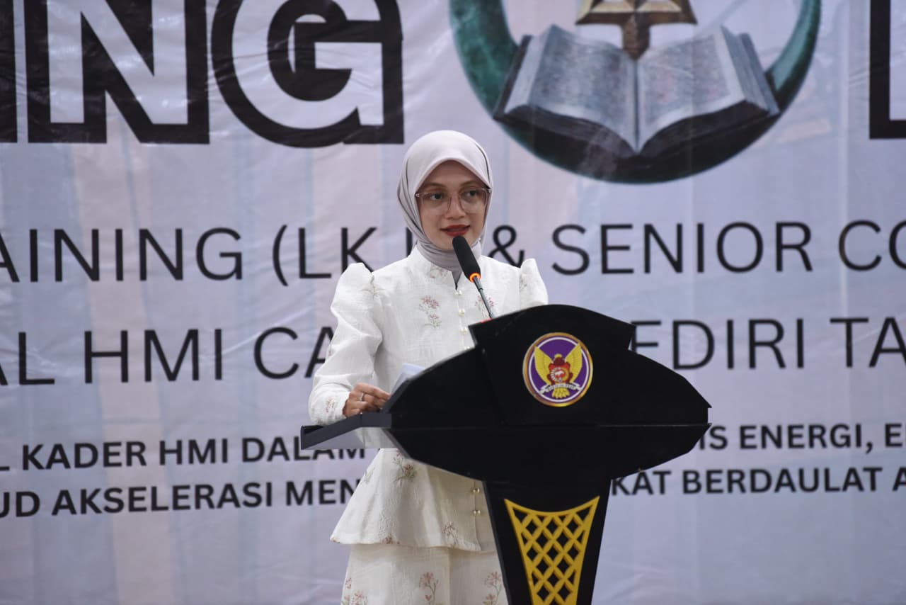 Opening Training Raya HMI Nasional di Kediri, Mbak Wali Tekankan Kolaborasi Pemuda Bangun Daerah