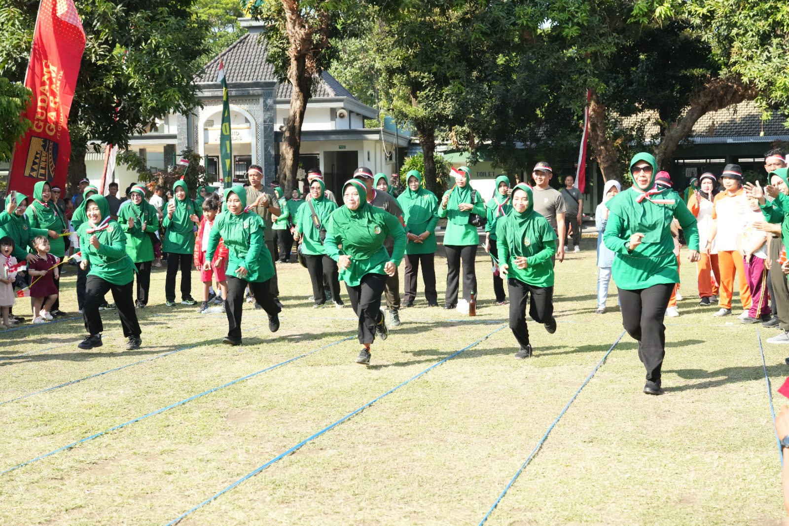 Kodim 0809/Kediri Gelar Berbagai Perlombaan Meriahkan HUT ke-81 Kemerdekaan RI