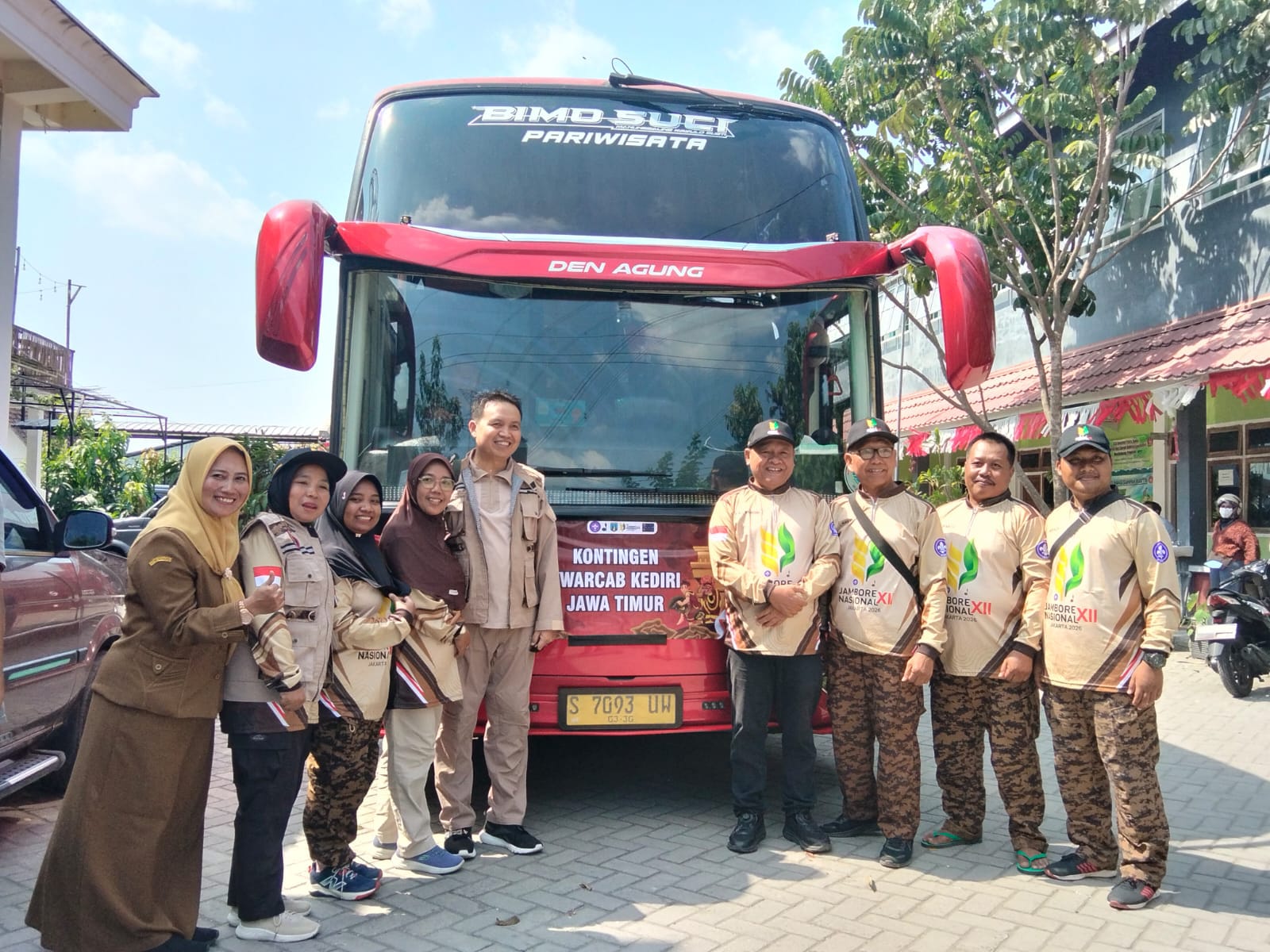 Pelepasan Kontingen Kwarcab Kabupaten Kediri, Ikuti Jambore Nasional XII Tahun 2026 di Cibubur Jaktim 