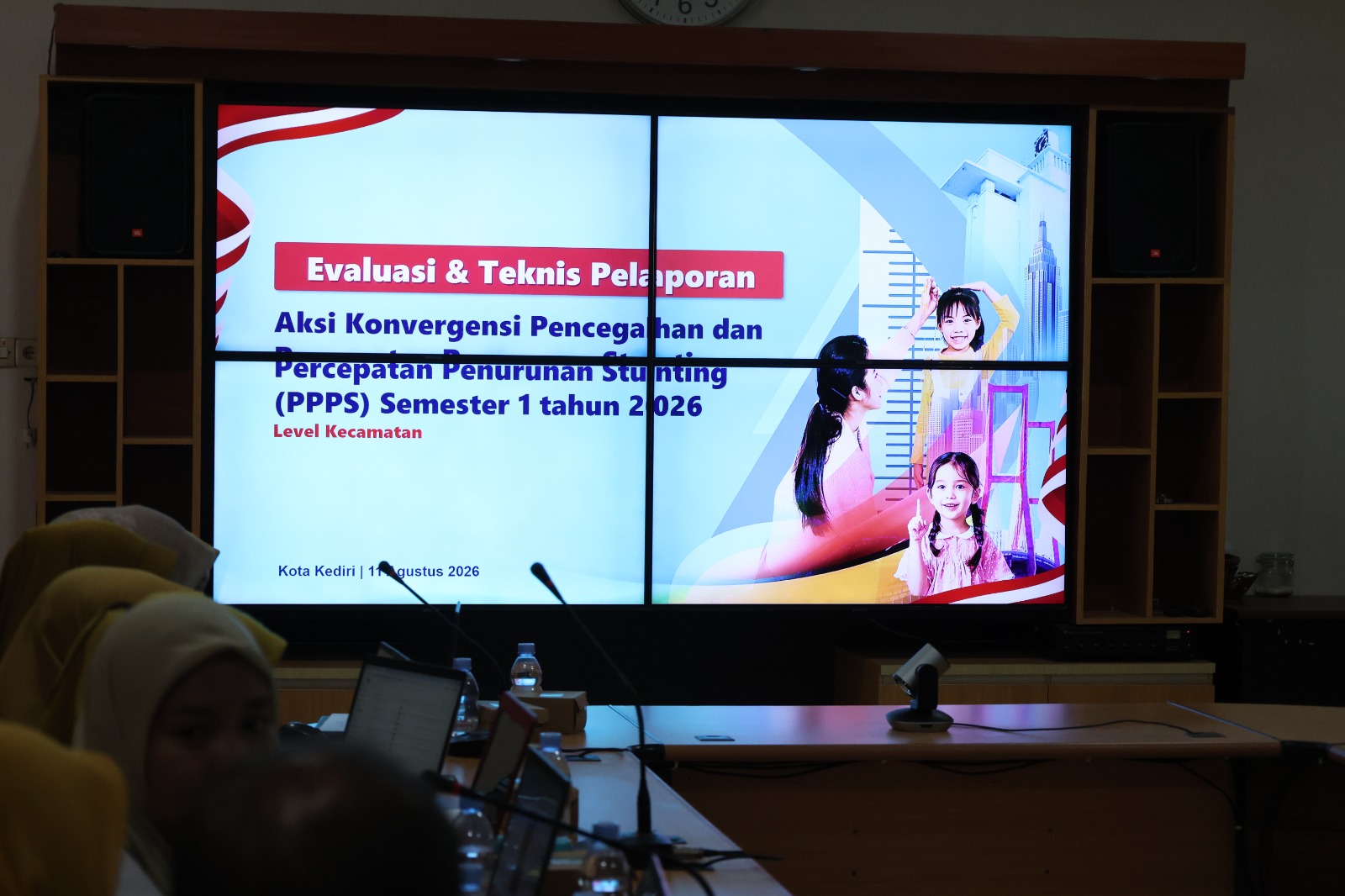 Perkuat Pelaporan Aksi Bangda, Pemkot Kediri Dampingi Operator Data Penurunan Stunting