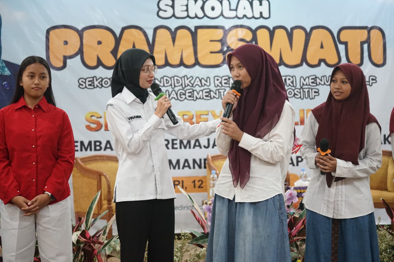 Sekolah Prameswati, Mbak Wali Dorong Remaja Putri Berani Kenali Potensi dan Jangan Takut Gagal