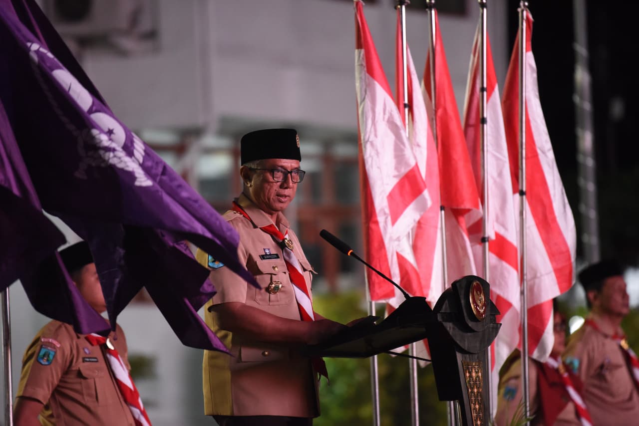 Pimpin Upacara Ulang Janji Hari Pramuka ke-65, Gus Qowim Tekankan Pentingnya Adaptasi di Era Digital