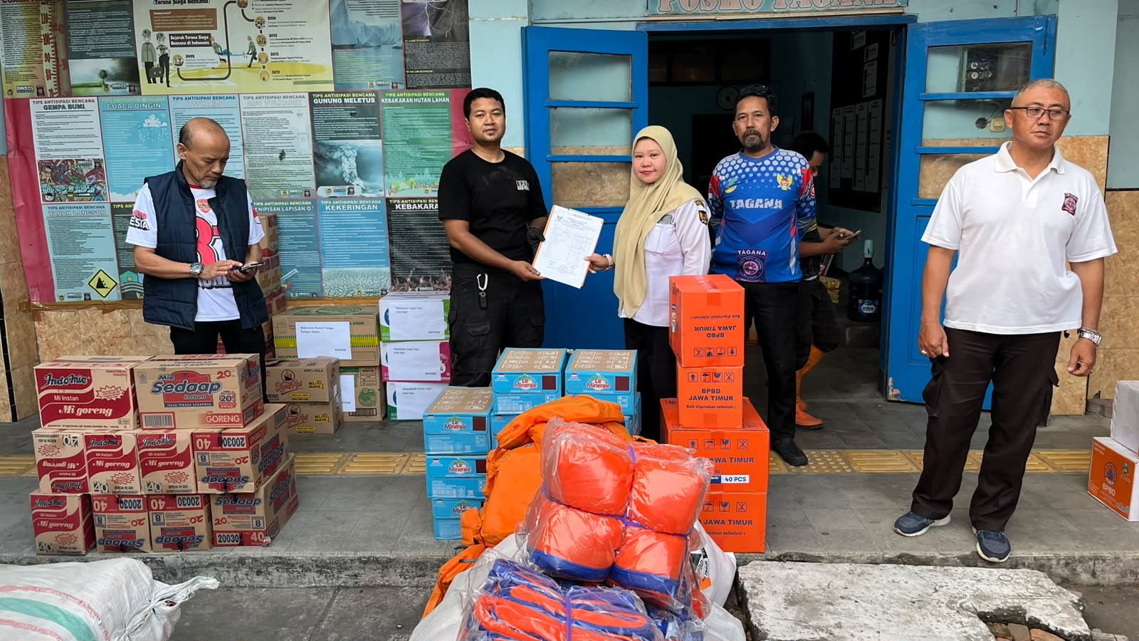 Update Donasi NTT, Ribuan Item Donasi Berhasil Dikumpulkan di Kantor Dinsos Kota Kediri