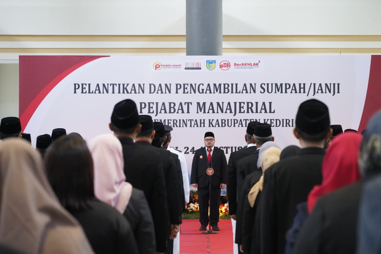 Kejar Manajemen Talenta, Mas Dhito Minta 121 Pejabat Baru Segera Kerja Maksimal