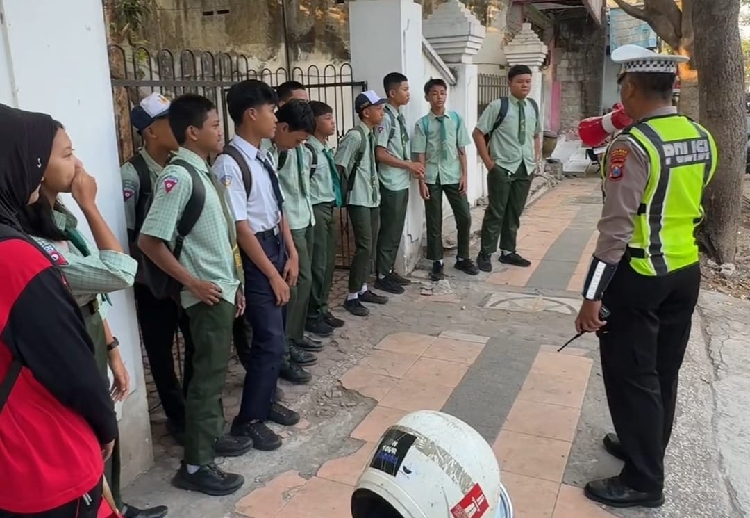 Tindak 25 Pelajar SMP Bawa Motor ke Sekolah, Unit Kamsel: Beri Sangsi Teguran Keras