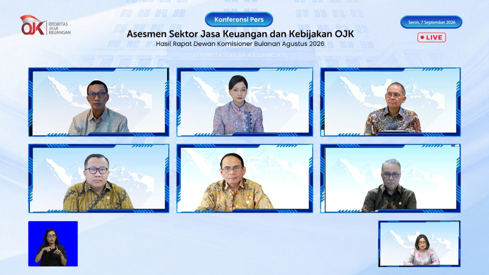 OJK: Kinerja dan Intermediasi Sektor Jasa Keuangan Mendukung Akselerasi Pertumbuhan Ekonomi