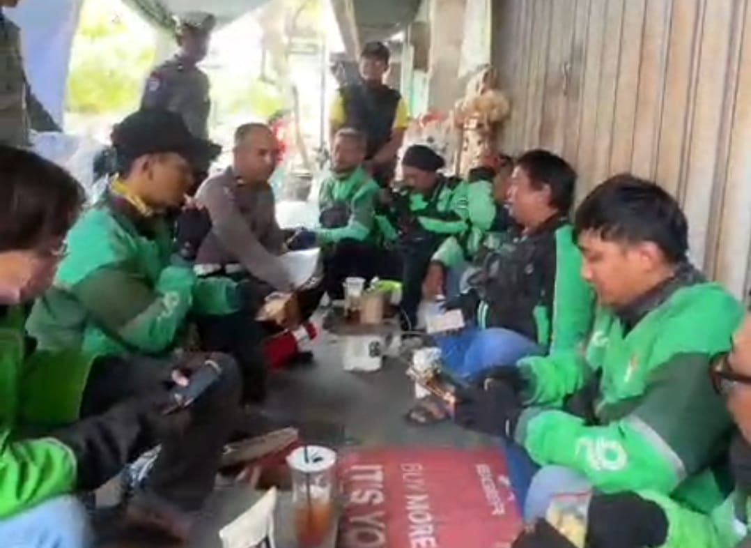 Polantas Karib Kota Kediri Rangkul Komunitas Ojol, Pagar Mangkok Lebih Kokoh daripada Pagar Tembok
